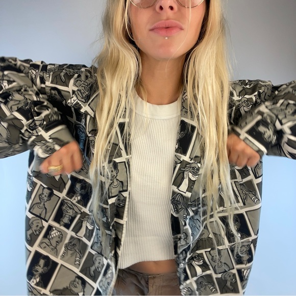 Y2K Vintage Platinum Fubu Fat Albert Shirt Button Down - Picture 1 of 4